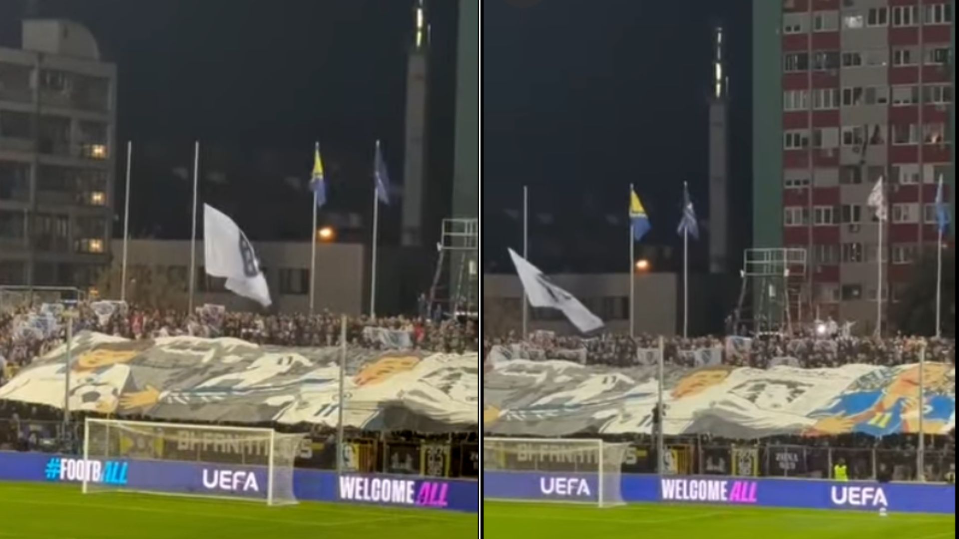 Kakav oproštaj za Džeku: Bilino Polje u transu, BHFanaticosi priredili spektakularnu koreografiju